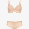 Ensemble à Large Bande Dentelle - Beige -Lingerie De Mode Magasin 147210 ensemble a large bande dentelle beige 1