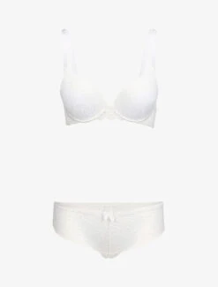 Ensemble à Broderies Anglaise - Blanc