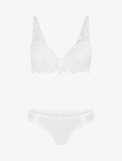 Ensemble Emboitant En Dentelle - Blanc
