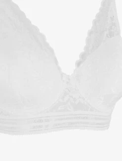 Ensemble Push Up Uni En Dentelle - Blanc -Lingerie De Mode Magasin UNDE 128 3