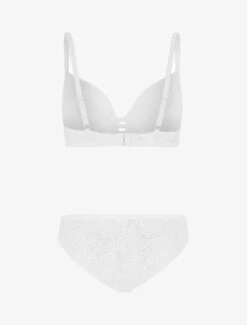 Ensemble En Dentelle - Blanc -Lingerie De Mode Magasin UNDE 132 2