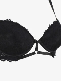 Ensemble Soutien-gorge Push Up Et Shorty En Dentelle - Noir -Lingerie De Mode Magasin UNDE 175 3