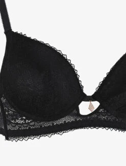 Ensemble Dentelle à Bijoux Strass - Noir -Lingerie De Mode Magasin UNDE 191 3