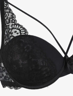 Ensemble Push Up En Dentelle - Noir -Lingerie De Mode Magasin UNDE 276 3