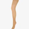 Collants En Voile à Cuisses Stylisées - Beige -Lingerie De Mode Magasin UNDE 35 1