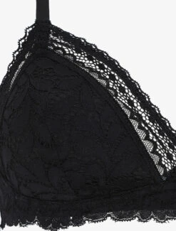 Ensemble Push Up En Dentelle à Motifs Fleuri - Noir -Lingerie De Mode Magasin UNDE 7 3