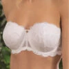 Bandeau Confort Bretelles Amovibles Antigel Stricto Sensuelle (Blanc) -Lingerie De Mode Magasin bandeau confort bretelles amovibles antigel stricto sensuelle blanc