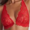 Bralette Triangle Aubade Flowermania (Rouge Floral) -Lingerie De Mode Magasin bralette triangle aubade flowermania rouge floral