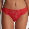 Slip Italien Aubade Flowermania (Rouge Floral)