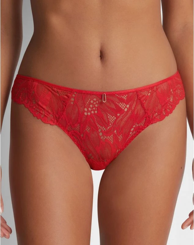 Slip Italien Aubade Flowermania (Rouge Floral) 3 Slip Italien Aubade Flowermania (Rouge Floral)