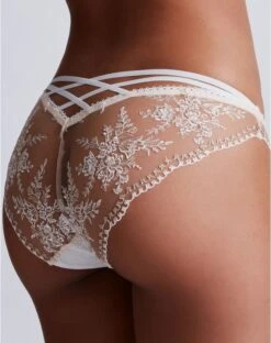 Slip Italien Aubade Trésor Infini (White Wind) -Lingerie De Mode Magasin slip italien aubade tresor infini white wind 2