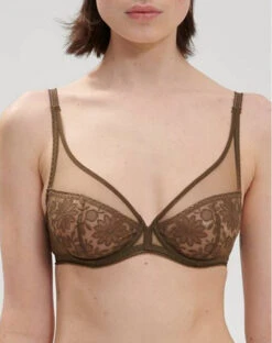 Simone Perele Soutien-gorge Armature Décolleté Plongeant Simone Pérèle Amazone (Vert Nomade)