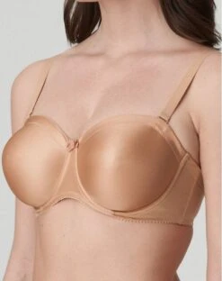 Soutien-gorge Bandeau Prima Donna Satin (Cognac) -Lingerie De Mode Magasin soutien gorge bandeau prima donna satin cognac 2