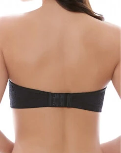 Lingerie De Mode Magasin -Lingerie De Mode Magasin soutien gorge bandeau sans bretelles wacoal halo lace noir 1