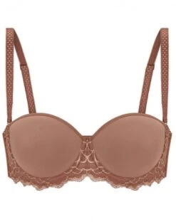 Simone Perele Soutien-gorge Bandeau Simone Pérèle Caresse (Brun Coco) -Lingerie De Mode Magasin soutien gorge bandeau simone perele caresse brun coco 2