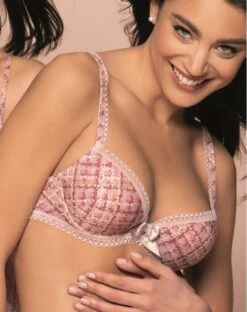 Soutien-gorge CoqueAntigel Un Amour De Tweed (Rose Amour)