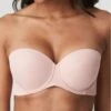 Soutien-gorge Coque Bandeau Prima Donna Figuras (Powder Rose) -Lingerie De Mode Magasin soutien gorge coque bandeau prima donna figuras powder rose