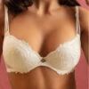 Soutien-gorge Coque Lise Charmel Source Beauté (Ecru Nacre) -Lingerie De Mode Magasin soutien gorge coque lise charmel source beaute ecru nacre