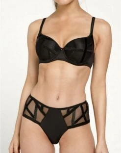 Soutien-gorge Coque Louisa Bracq Série (Noir) -Lingerie De Mode Magasin soutien gorge coque louisa bracq serie noir 2