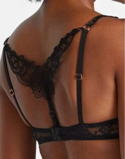 Soutien-gorge Coque Plunge Aubade Night Bird (Black Queen) -Lingerie De Mode Magasin soutien gorge coque plunge aubade night bird black queen 2