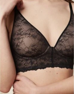 Soutien-gorge Coque Plunge Sans Armature Triumph Bright Spotlight (Noir) -Lingerie De Mode Magasin soutien gorge coque plunge sans armature triumph bright spotlight noir 1