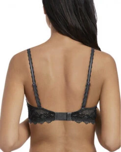 Soutien-gorge Coque Wacoal Lace Perfection (Charcoal) -Lingerie De Mode Magasin soutien gorge coque wacoal lace perfection charcoal 1