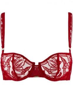 Soutien-gorge Corbeille Aubade Coeur à Corps (Rouge Rebelle) -Lingerie De Mode Magasin soutien gorge corbeille aubade coeur a corps rouge rebelle 1