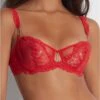 Soutien-gorge Corbeille Aubade Flowermania (Rouge Floral) -Lingerie De Mode Magasin soutien gorge corbeille aubade flowermania rouge floral