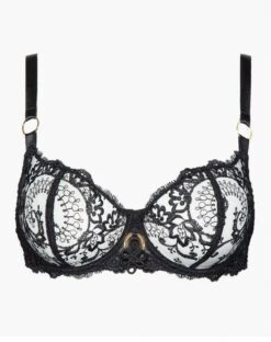 Soutien-gorge Corbeille Aubade La Reine De La Nuit (Noir Lyrique) -Lingerie De Mode Magasin soutien gorge corbeille aubade la reine de la nuit noir lyrique 1