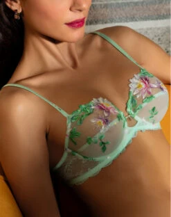 Nouveaux produits -Lingerie De Mode Magasin soutien gorge corbeille lise charmel amour nymphea jade aqua 1