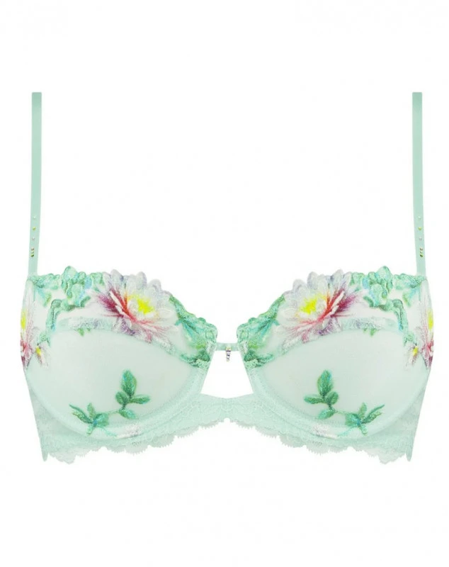 Soutien-gorge Corbeille Lise Charmel Amour Nymphea (Jade Aqua) 6 Soutien-gorge Corbeille Lise Charmel Amour Nymphea (Jade Aqua) – Image 4