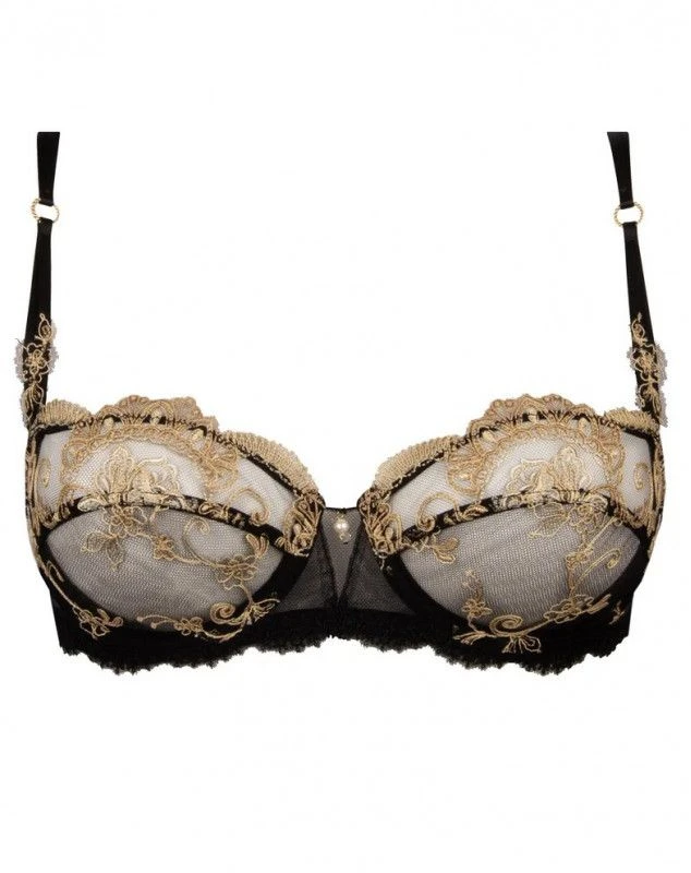 Soutien-gorge Corbeille Lise Charmel Déesse En Glam (Or Glamour) 9 Soutien-gorge Corbeille Lise Charmel Déesse En Glam (Or Glamour) – Image 7