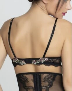 Soutien-gorge Corbeille Lise Charmel Désir De Roses (Rose Ebène) -Lingerie De Mode Magasin soutien gorge corbeille lise charmel desir de roses rose ebene 3