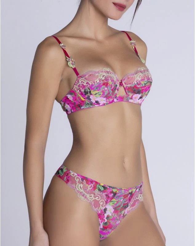 Soutien-gorge Corbeille Lise Charmel Envolée De Fleurs (Envolée Fuschia) 6 Soutien-gorge Corbeille Lise Charmel Envolée De Fleurs (Envolée Fuschia) – Image 4