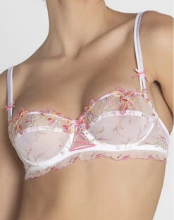 Soutien-gorge Corbeille Lise Charmel Été Frivole (Blanc Frivole) -Lingerie De Mode Magasin soutien gorge corbeille lise charmel ete frivole blanc frivole 2