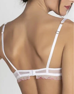 Soutien-gorge Corbeille Lise Charmel Été Frivole (Blanc Frivole) -Lingerie De Mode Magasin soutien gorge corbeille lise charmel ete frivole blanc frivole 4