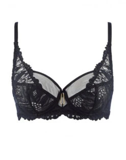 Soutien-gorge Emboîtant Plunge Aubade Flowermania (Noir) -Lingerie De Mode Magasin soutien gorge emboitant plunge aubade flowermania noir 1