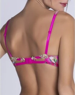Soutien-gorge Glamour Lise Charmel Envolée De Fleurs (Envolée Fuschia) -Lingerie De Mode Magasin soutien gorge glamour lise charmel envolee de fleurs envolee fuschia 2