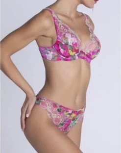 Soutien-gorge Glamour Lise Charmel Envolée De Fleurs (Envolée Fuschia) -Lingerie De Mode Magasin soutien gorge glamour lise charmel envolee de fleurs envolee fuschia 4