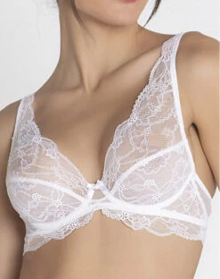 Soutien-gorge Glamour Lise Charmel Féérie Couture (Blanc) -Lingerie De Mode Magasin soutien gorge glamour lise charmel feerie couture blanc 1