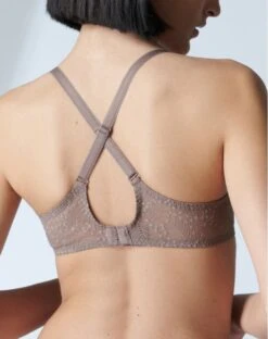 Simone Perele Soutien-gorge Moulé Simone Pérèle Comète (Marron Glacé) -Lingerie De Mode Magasin soutien gorge moule simone perele comete marron glace 2