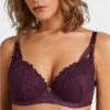 Soutien-gorge Plunge Coque Aubade Femme Passion (Wineberry) -Lingerie De Mode Magasin soutien gorge plunge coque aubade femme passion wineberry