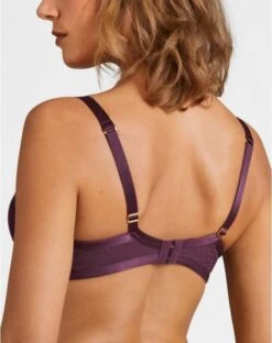 Soutien-gorge Plunge Coque Aubade Femme Passion (Wineberry) -Lingerie De Mode Magasin soutien gorge plunge coque aubade femme passion wineberry 2