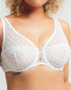 Soutien-gorge Plunge Louisa Bracq Paco (Blanc)