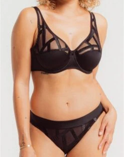 Soutien-gorge Plunge Louisa Bracq Série (Noir) -Lingerie De Mode Magasin soutien gorge plunge louisa bracq serie noir 2