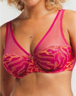 Soutien-gorge Plunge Louisa Bracq Vortex (Fuschia)