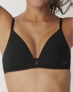Soutien-gorge Sans Armature Coque Sloggi Ever Fresh Plus (Noir)