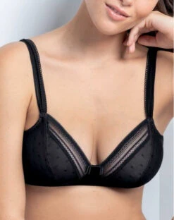Soutien-gorge Sans Armature Rosa Faia Emily (Noir)