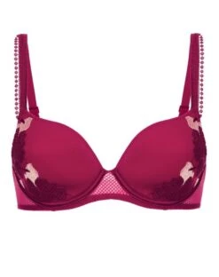 Simone Perele Soutien-gorge Spacer Simone Pérèle Dahlia (Framboise) -Lingerie De Mode Magasin soutien gorge spacer simone perele dahlia framboise 2