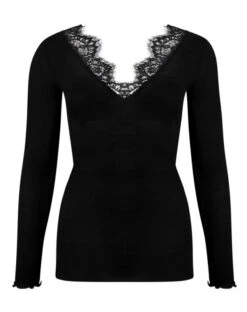 Tee-shirt Manches Longues Bien-être Lise Charmel Plaisir Caresse (Noir) -Lingerie De Mode Magasin tee shirt manches longues bien etre lise charmel plaisir caresse noir 3